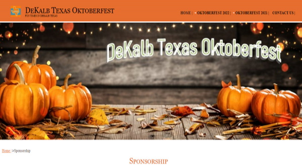 DeKalb Texas Oktoberfest