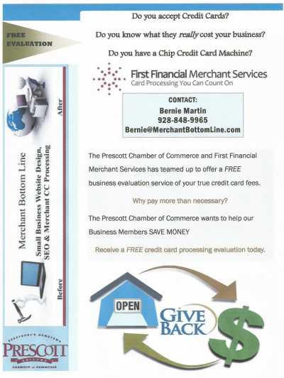 prescott az merchant services credit card processing msp merchant account flyer